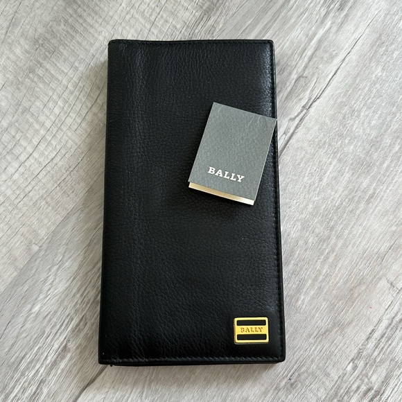 NWT Bally Vintage 90s Bi-Fold Black Leather Wallet - Picture 11 of 11